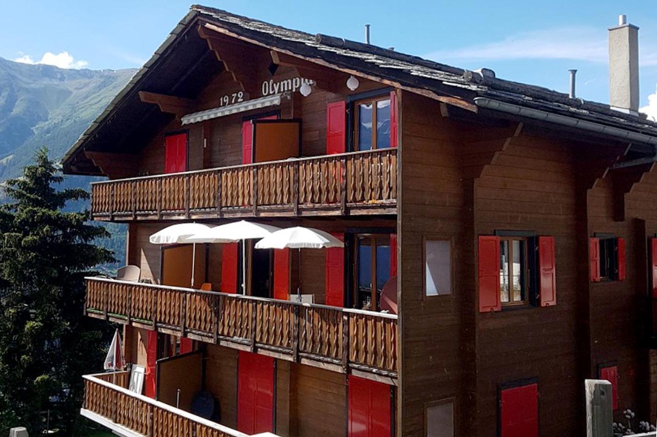 Apartment Mit Traumblick Im Haus Olympia Grächen Exteriör bild